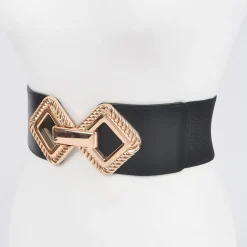 Big Buckle Stretch Belt - Black