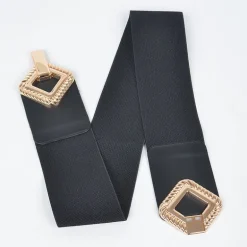 Big Buckle Stretch Belt - Black