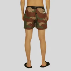 Camo Zig Zag Swim Shorts - Green