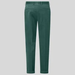 Fine Corduroy Dress Pants - Dark Green