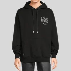 Love Family Not Fashion Hoodie - Black