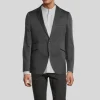 Peak Lapel Tailored Jacket - Black