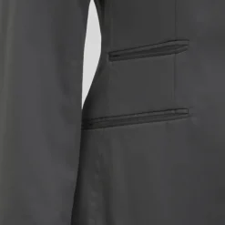 Peak Lapel Tailored Jacket - Black