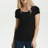 Regular Fit O-Neck Tee - Black