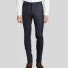 Shadow Checks Pants - Navy