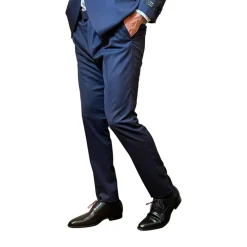 Shawl Collar Tuxedo Suit - Navy