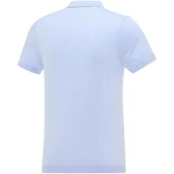 Solid Jersey Knit Polo - Sky