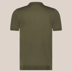 Solid Primo Cotton Polo - Army