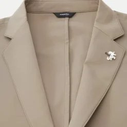 Stretch Patch Pocket Blazer - Taupe