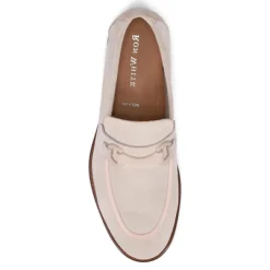 Suede Horse Bit Loafer - Oyster
