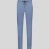 Tiny Dot Drawstring Jersey Pants - Cobalt
