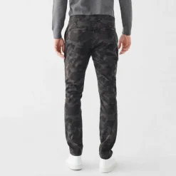 Tonal Camo Track Chino - Charcoal