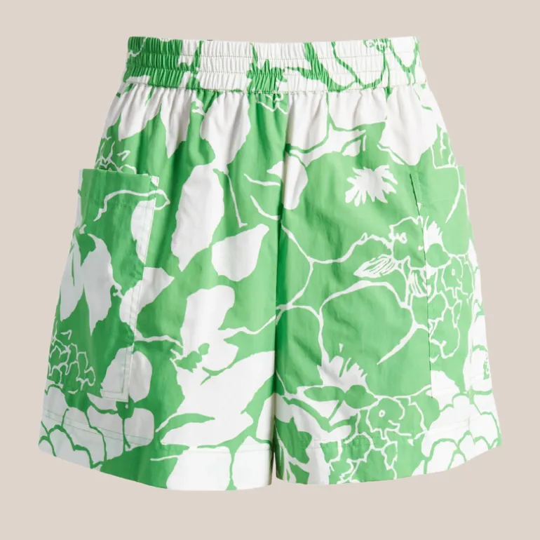 Tropical Floral Short - Green