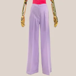 Wide Leg Pants - Lavender