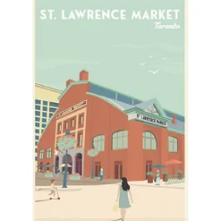 5 x 7in Poster - St. Lawrence Market